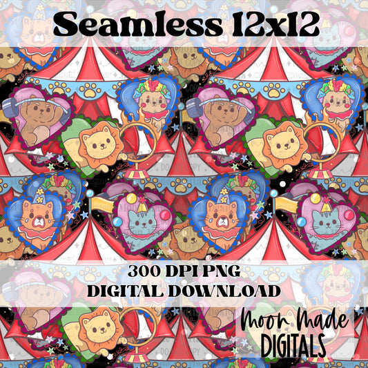 Kitty circus  Seamless