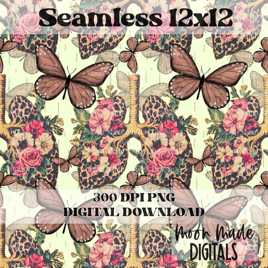 Inhale courage exhale fear Seamless