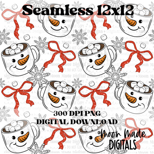 Snowman Mug Seamless