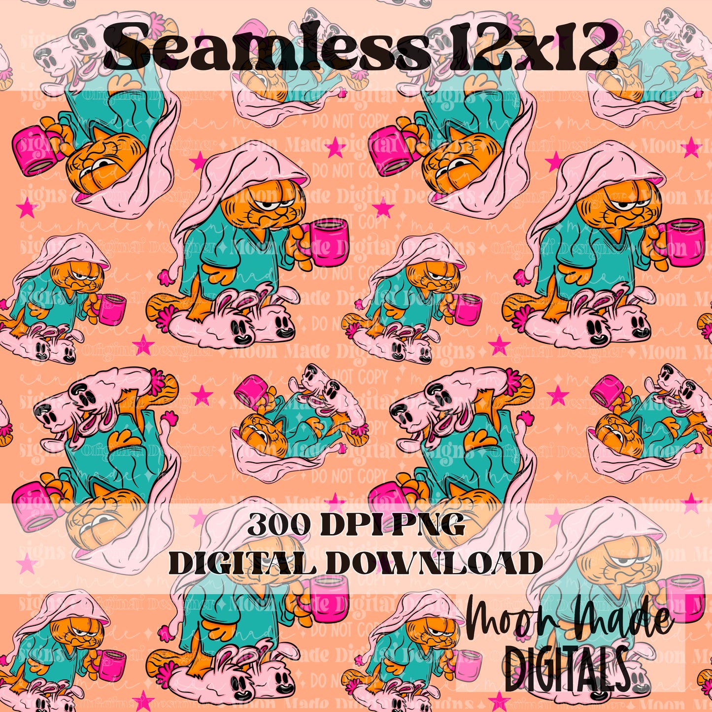 Mornings arent magical [both colors] seamless