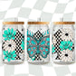 Turquoise butterfly 16 oz