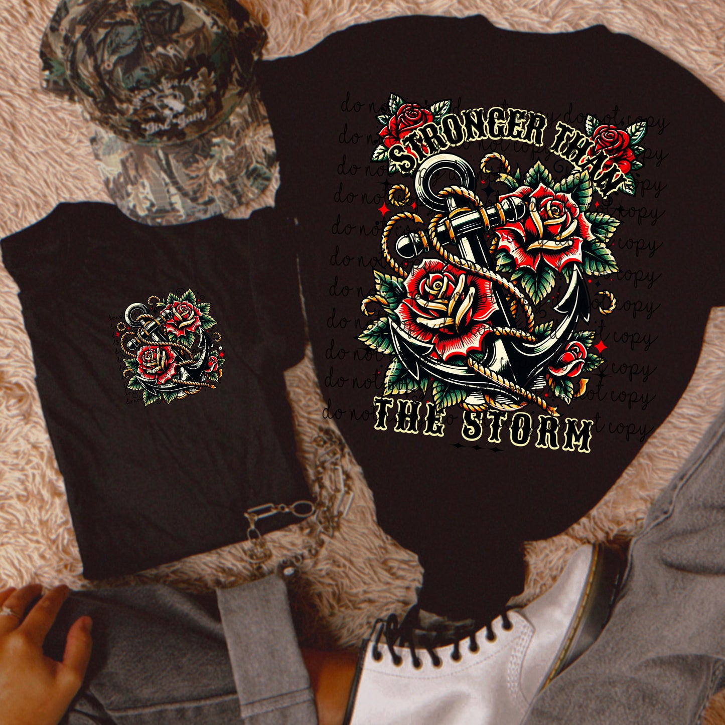 Stronger than the storm w/ pocket