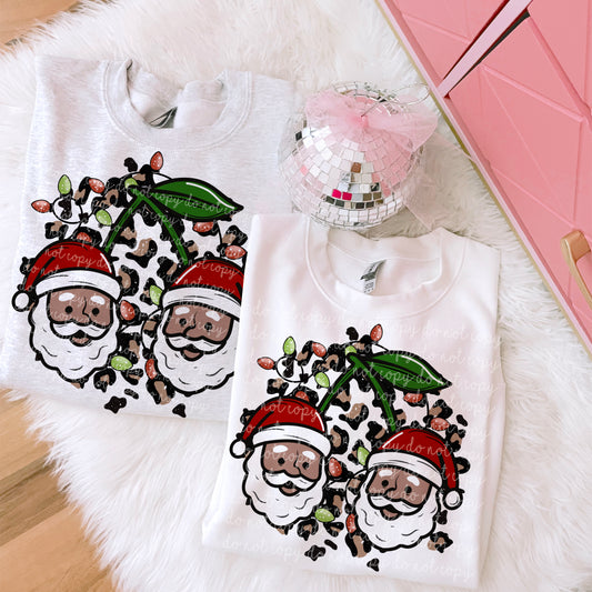 Leopard Santa Cherry 2 PNG