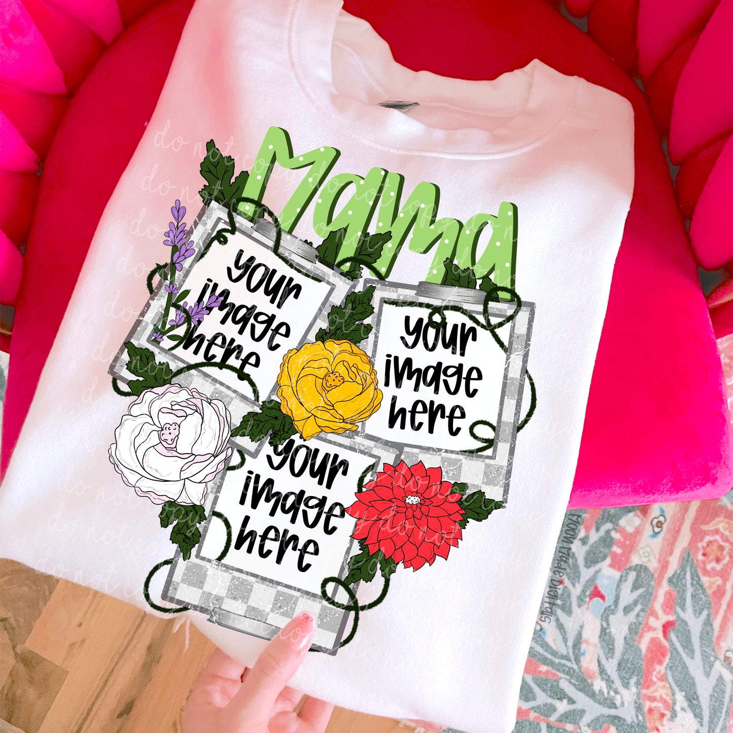 Customizable mom PNG