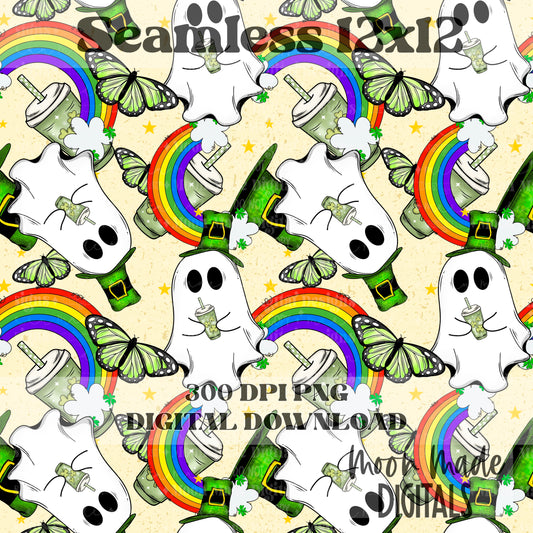 St patricks ghost Seamless