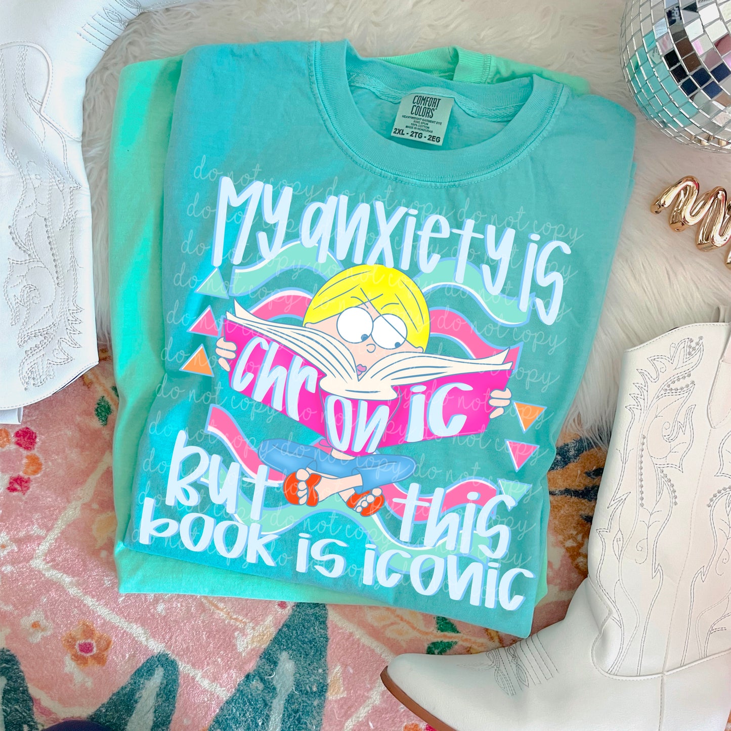 My anxiety is chronic but this book is iconic PNG