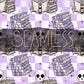 A book a day purple check seamless