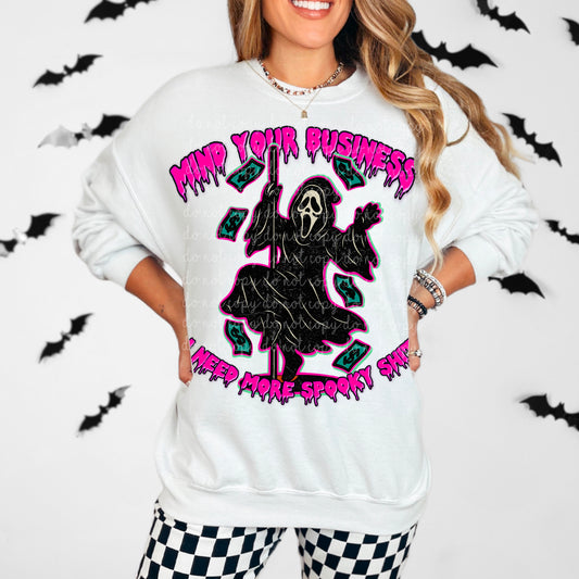 Mind your buisness I need more spooky [both versions]PNG
