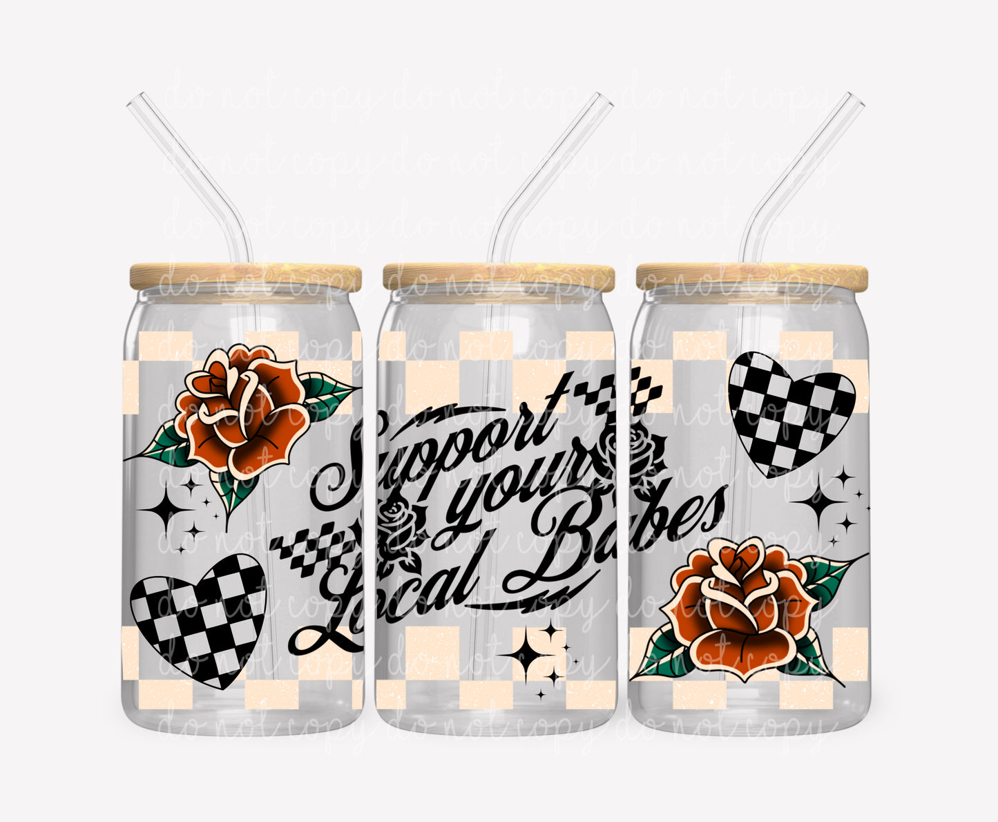 Support your local babes 16 oz