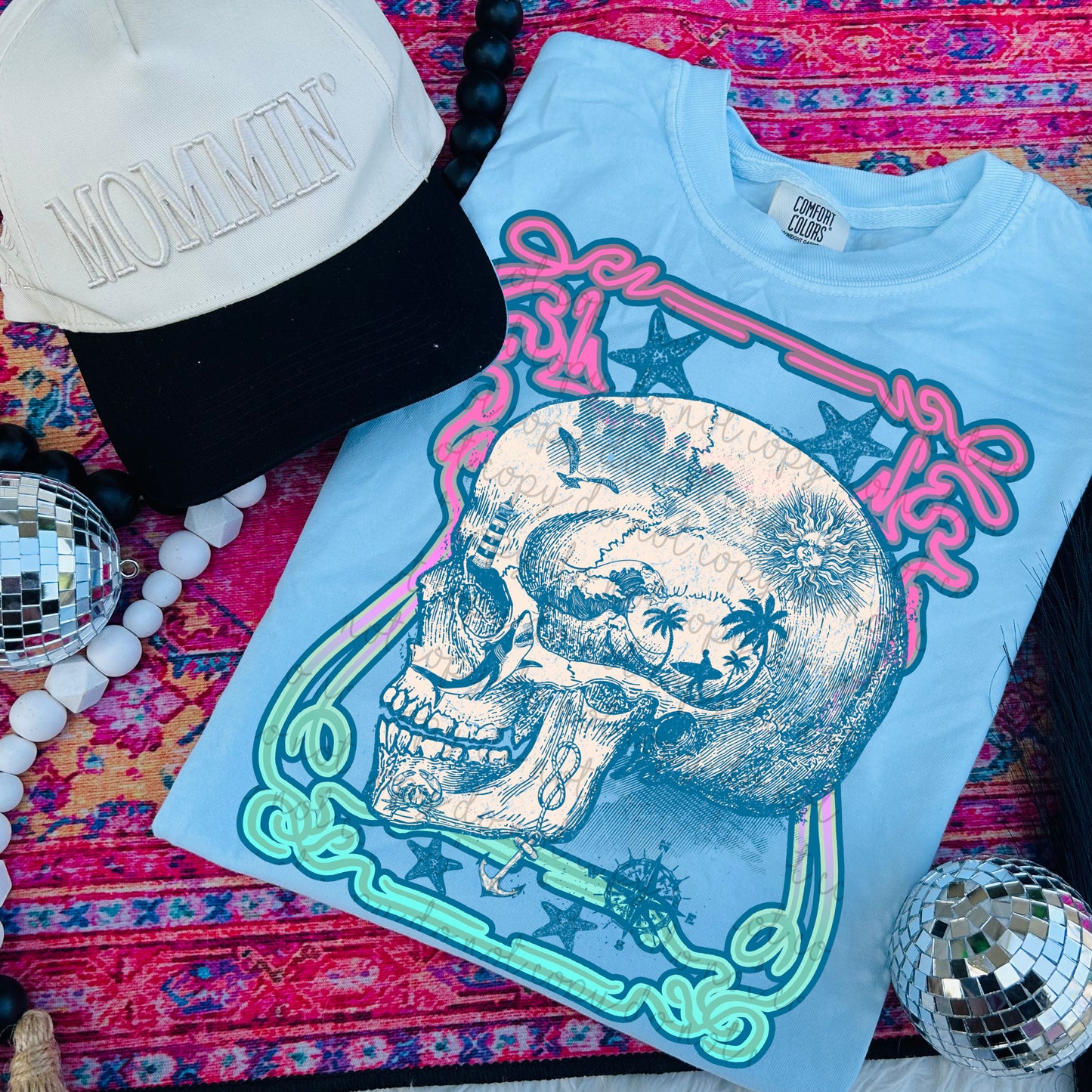 Sun rays and coastal days w/ and w/o words PNG