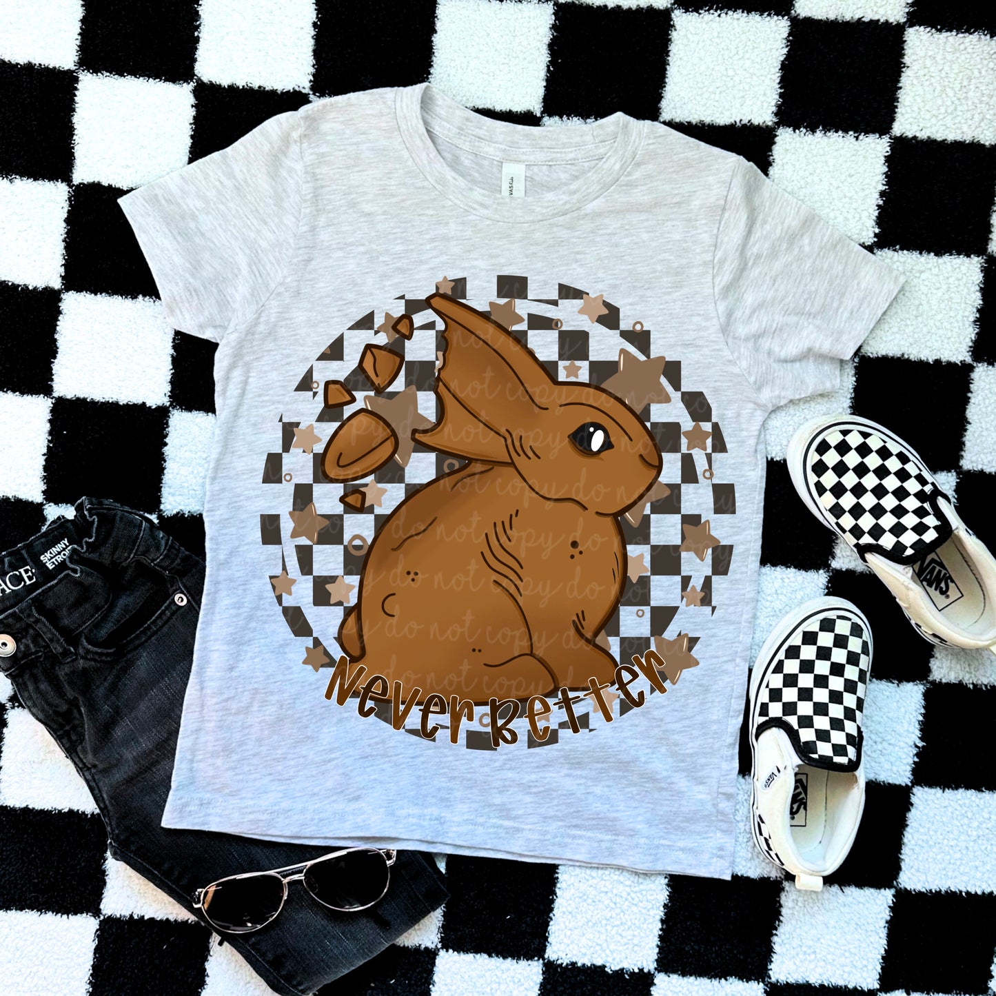 Never better w/ and w/o checkers png