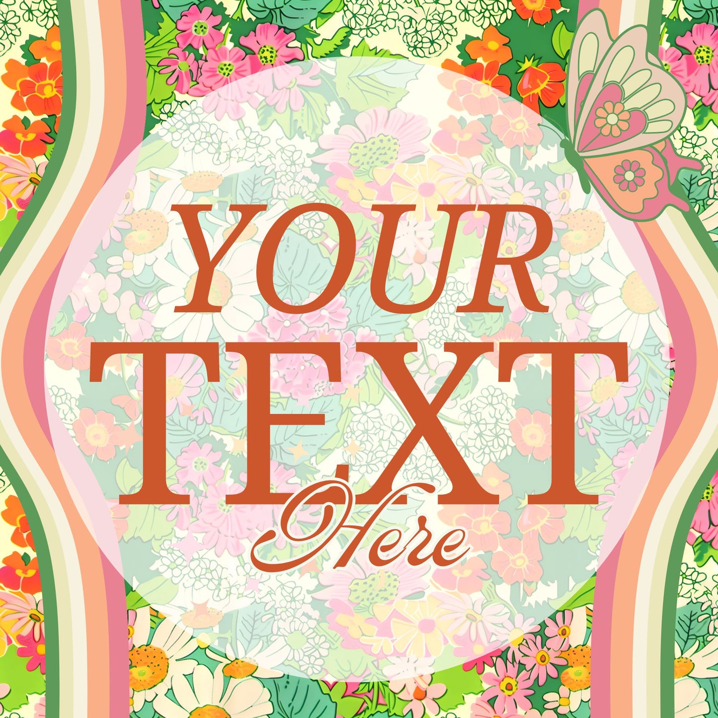 Shabby Chic Floral Blank Advertisment Graphics ( You add your own words!)