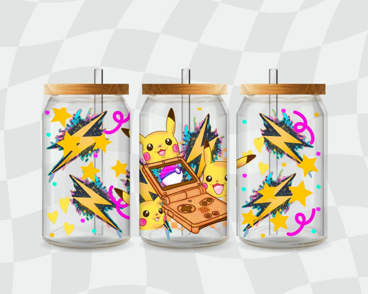 Pikachu Gameboy 16 oz
