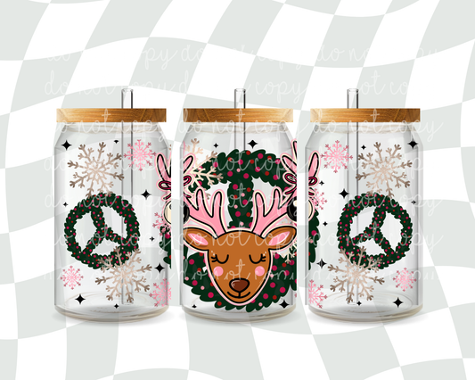 Yin Yang Reindeer 16 oz