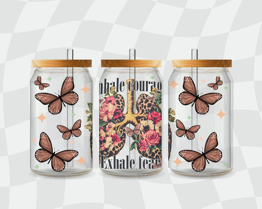 Inhale courage exhale fear 16 oz