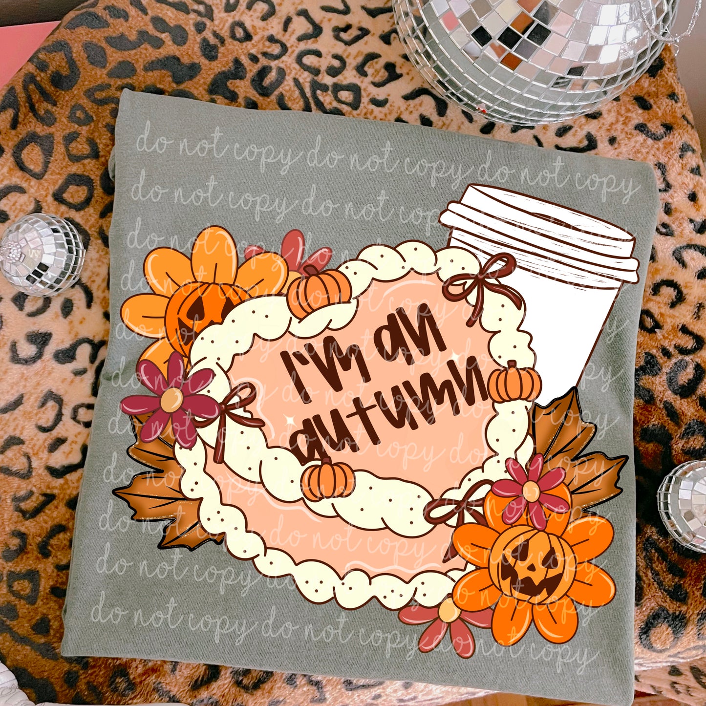 I’m an autumn w/ and w/o words  PNG