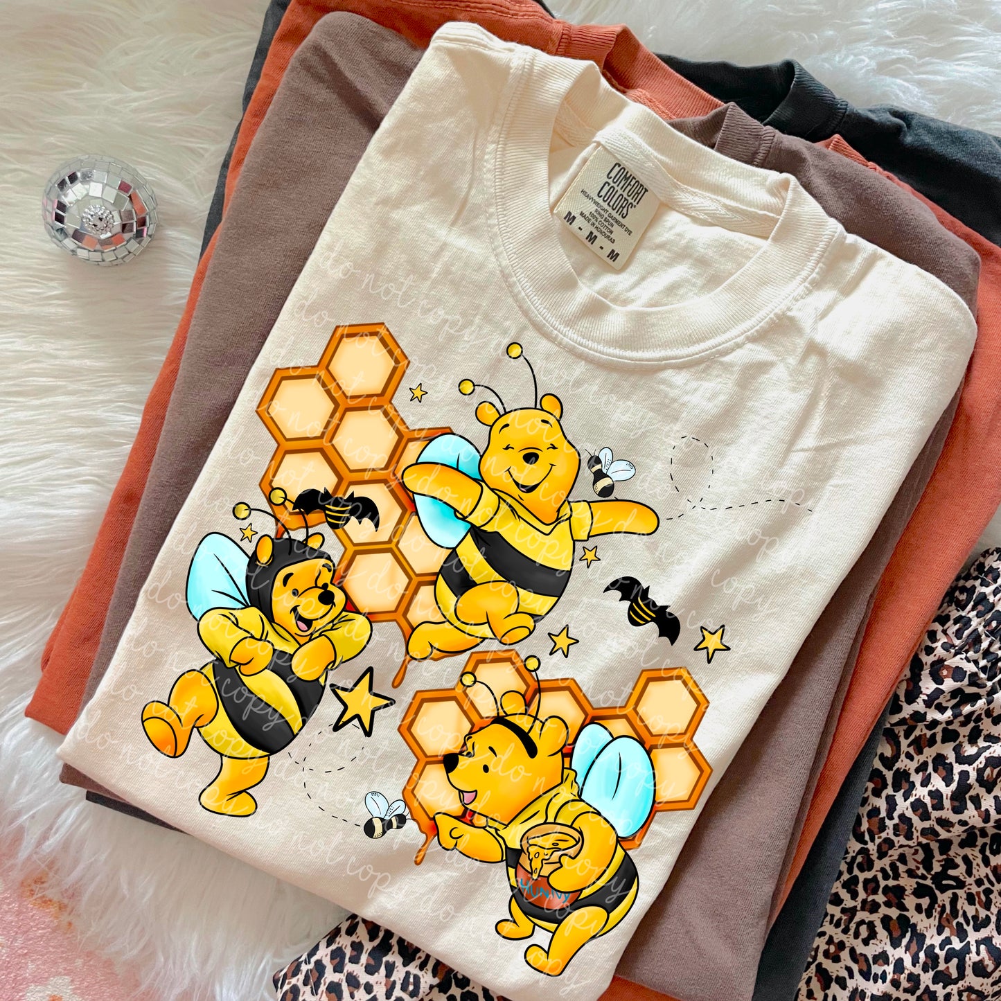 Bee Bear w/ pocket PNG