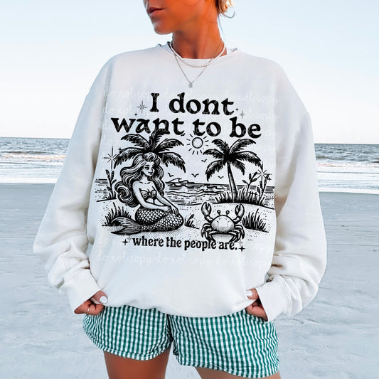 I don’t want to be where the people are PNG