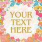 Shabby Chic Floral Blank Advertisment Graphics ( You add your own words!)
