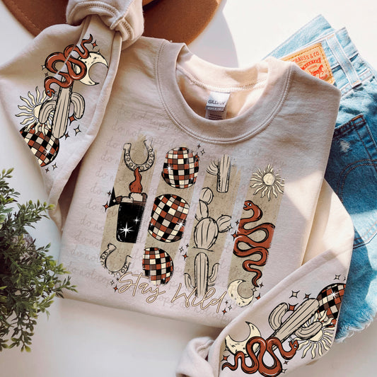 Stay Wild West w/Sleeves PNG