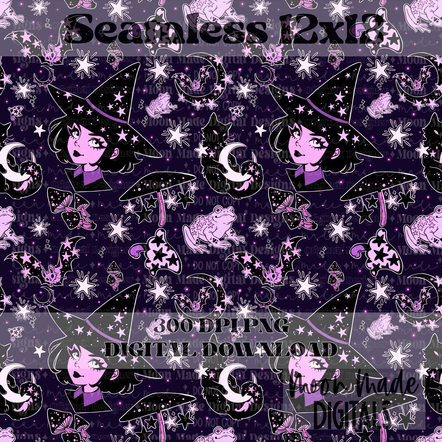 Witch Seamless [3 colorways]