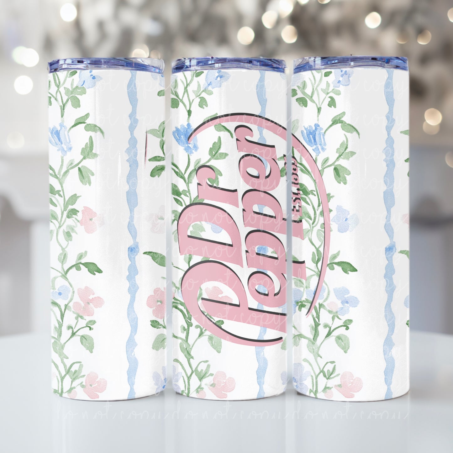 Dr Pepper Granny Bows Tumbler