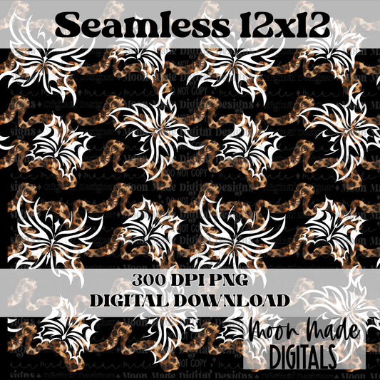 Cyber Butterfly Seamless