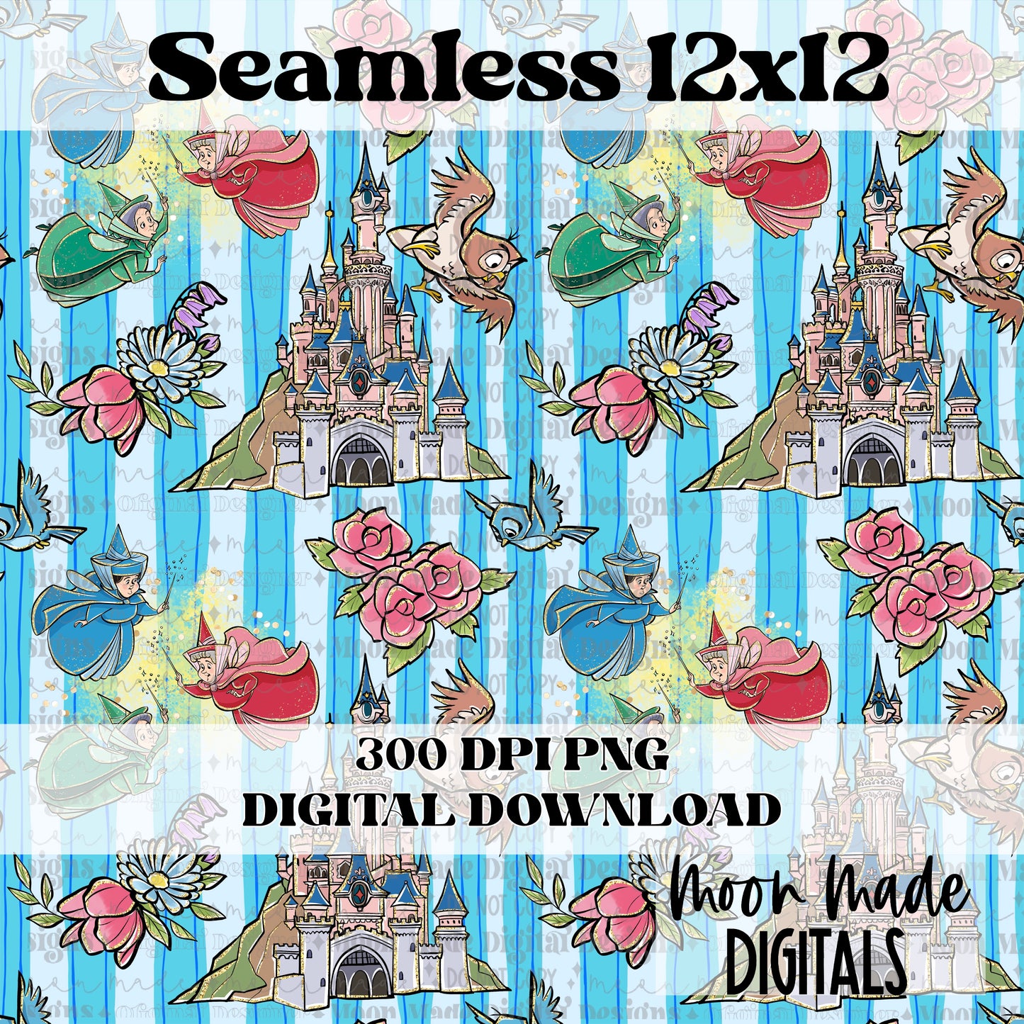 Sleeping Beauty Seamless