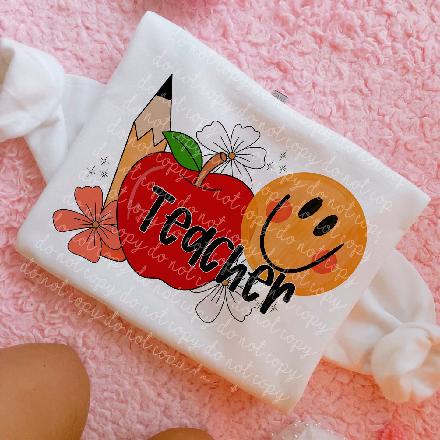 Teacher Apple Smile PNG