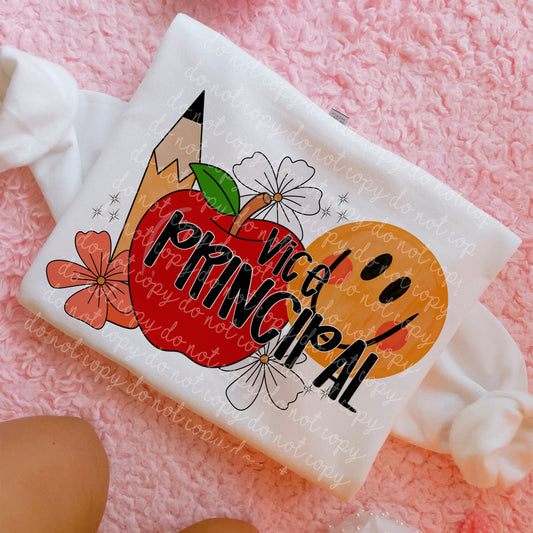 Vice Principal Apple Smile PNG