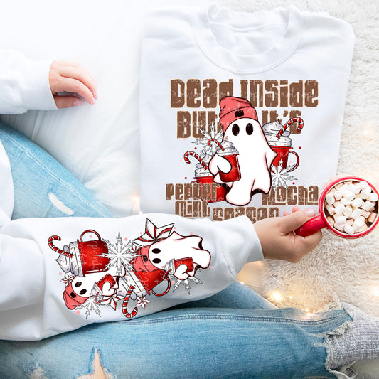 Dead Inside Peppermint Mocha w/Sleeves PNG