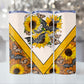 Sunflower Bat Tumbler Wrap