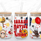 Horror Movies 16oz Glass Wrap