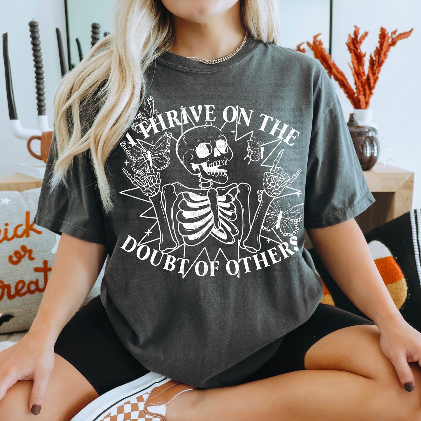 Thrive On Doubt Of Others Single Color PNG