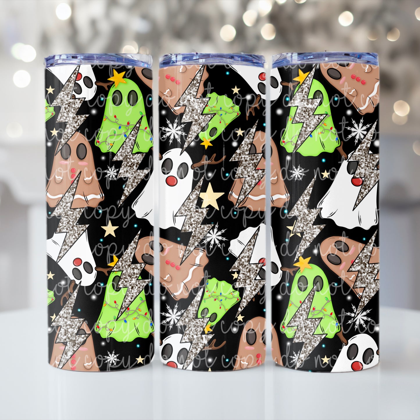 Christmas Spirit Tumbler Wrap