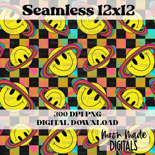 Stay Weird Planet Seamless