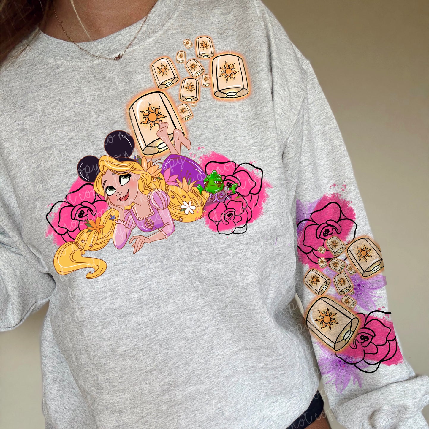 Floral Rapunzel w/Sleeve PNG