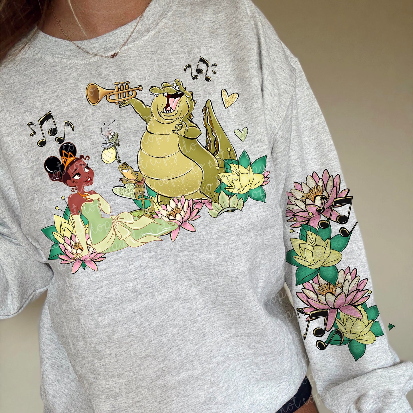 Floral Tiana w/Sleeve PNG