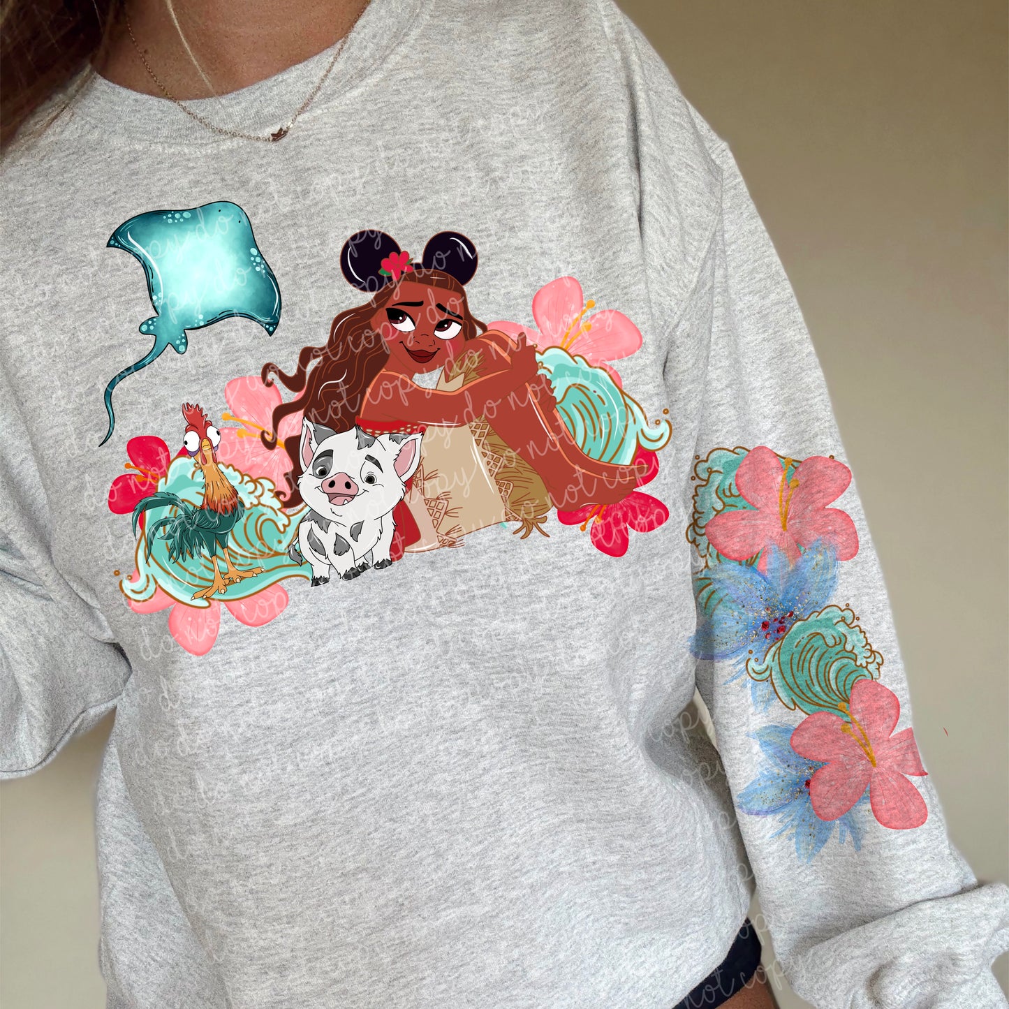 Floral Moana w/Sleeve PNG