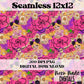 Floral Rapunzel Seamless