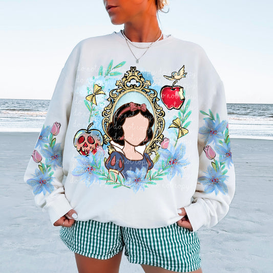 Princess SWhite Floral w/Sleeve PNG