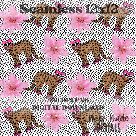 Leopard Just a Girl Seamless