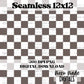 Taupe Checkered Seamless