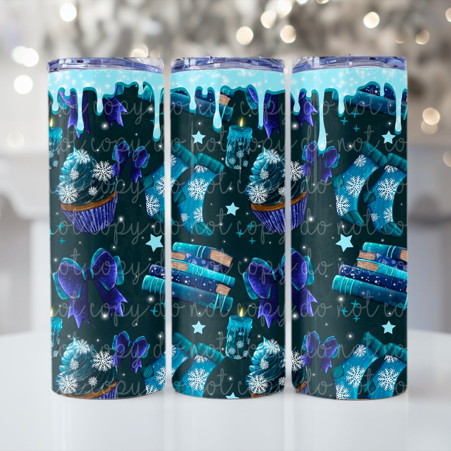 Cozy Winter Night Tumbler Wrap