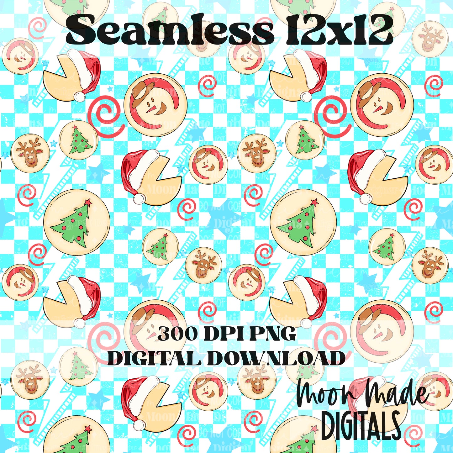 Santa Pac Christmas Seamless