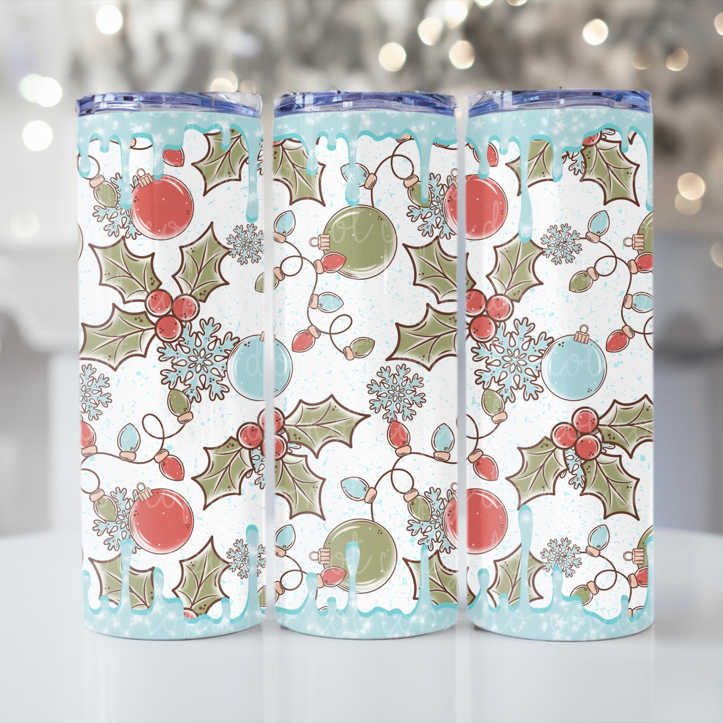 Boho Christmas Tumbler Wrap