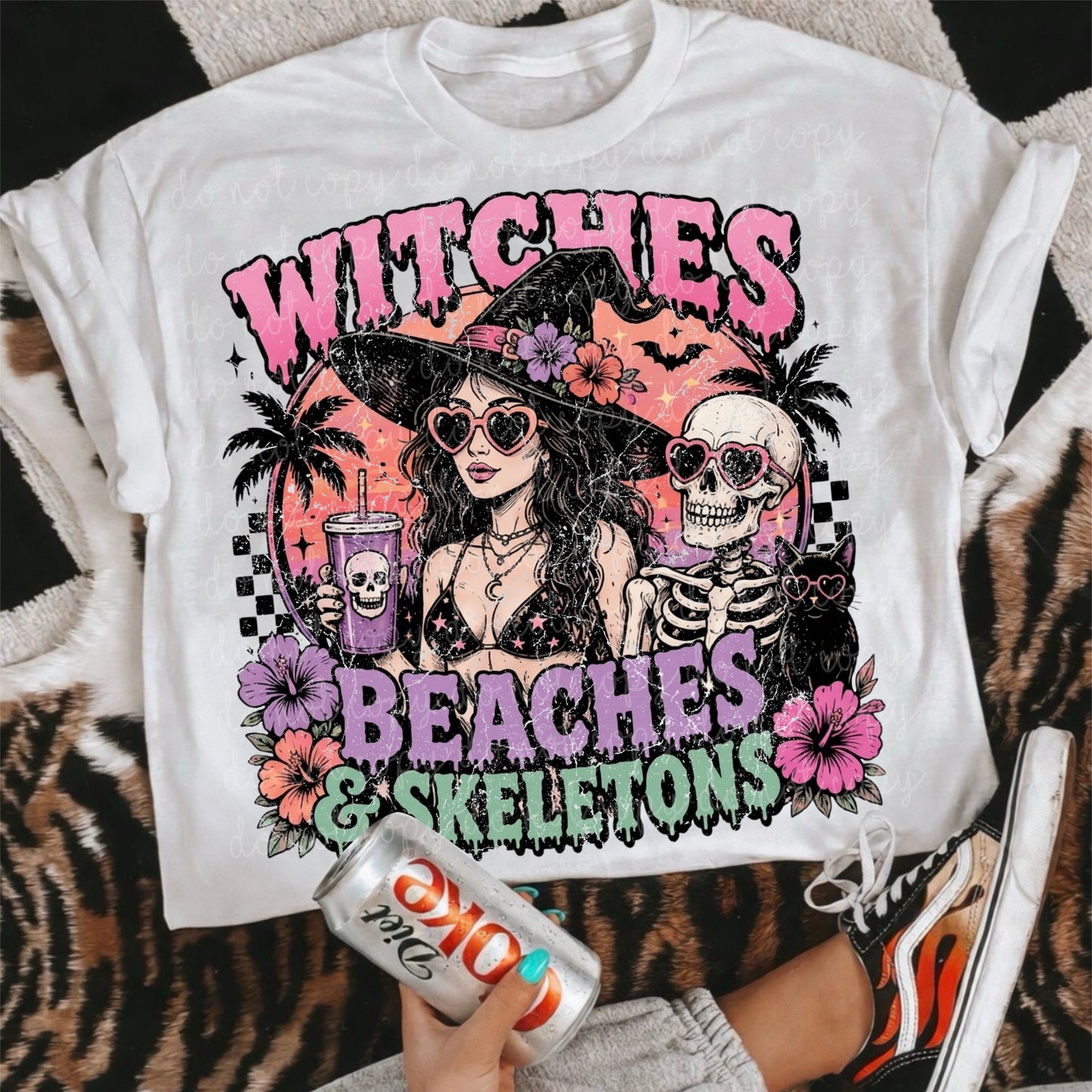 Witches Beaches and Skeletons PNG