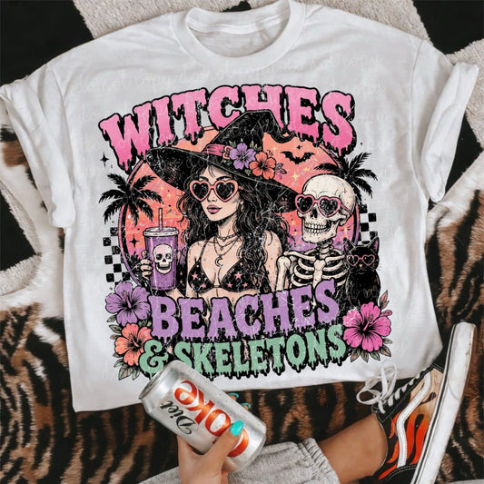 Witches Beaches and Skeletons PNG