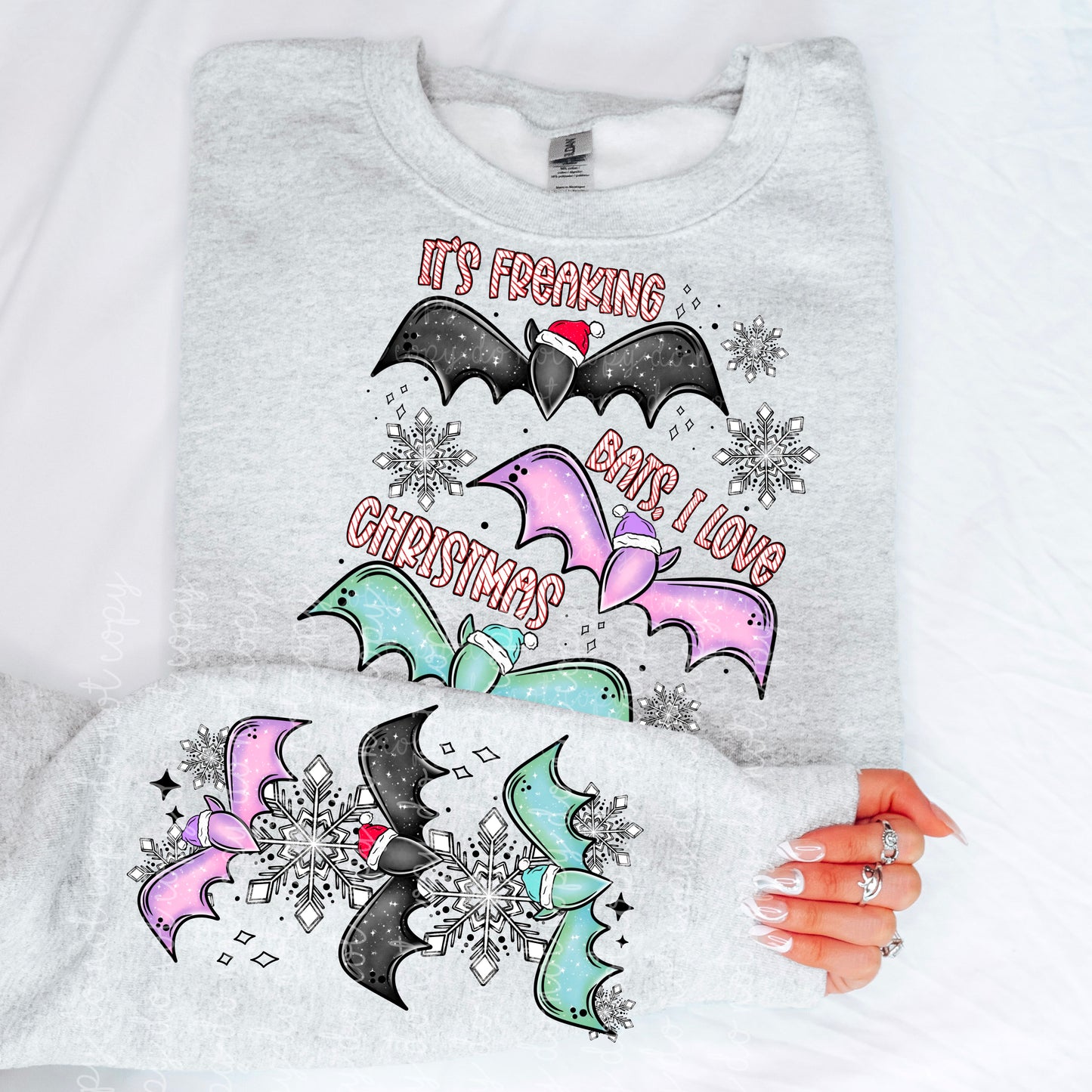 Freakin Bats Christmas w/ Sleeve PNG