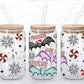 Freakin Bats Christmas 16oz Glass Wrap